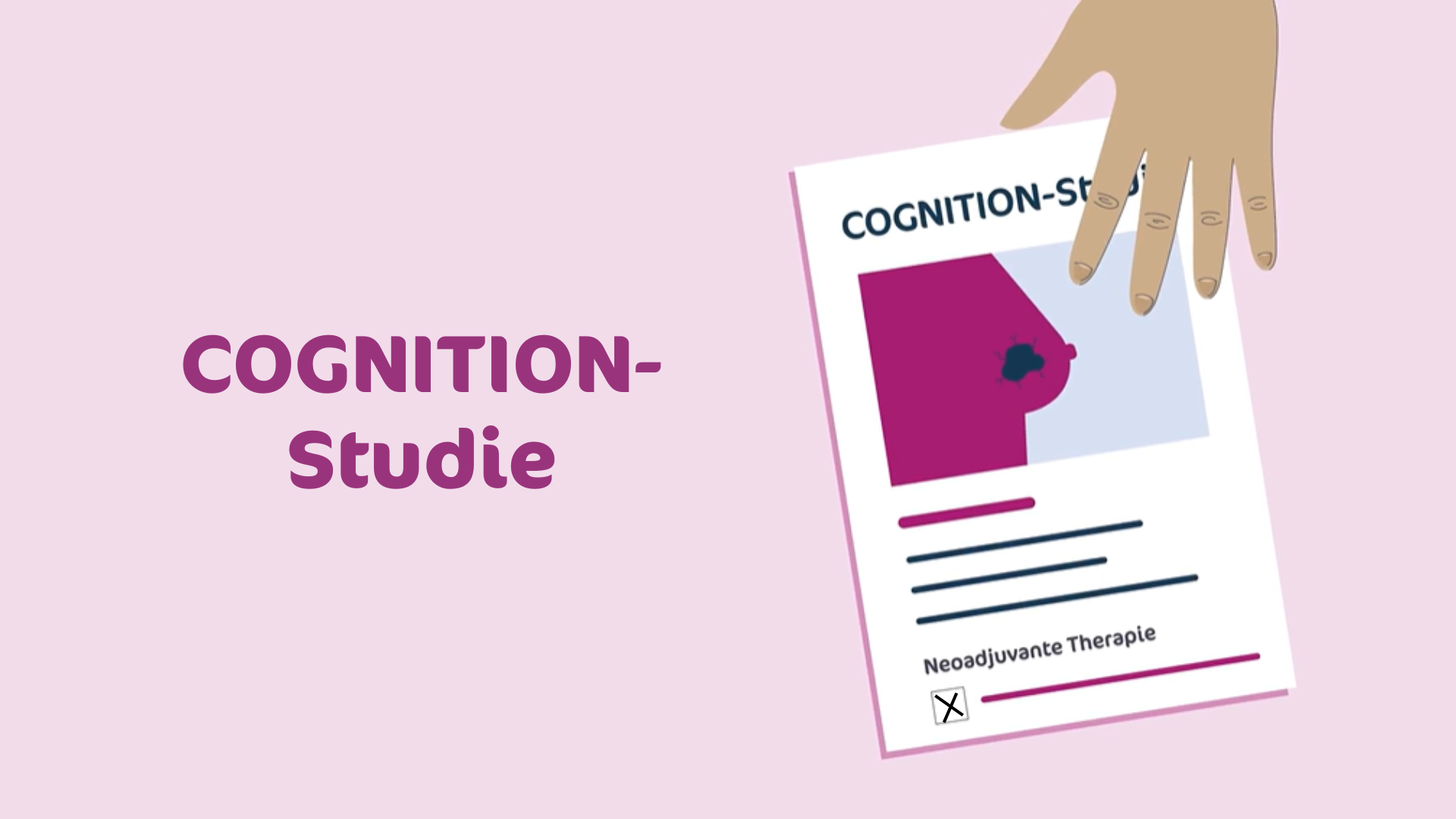 Diagnostik- und Therapie-Studien bei frühem Brustkrebs: COGNITION und COGNITION-GUIDE