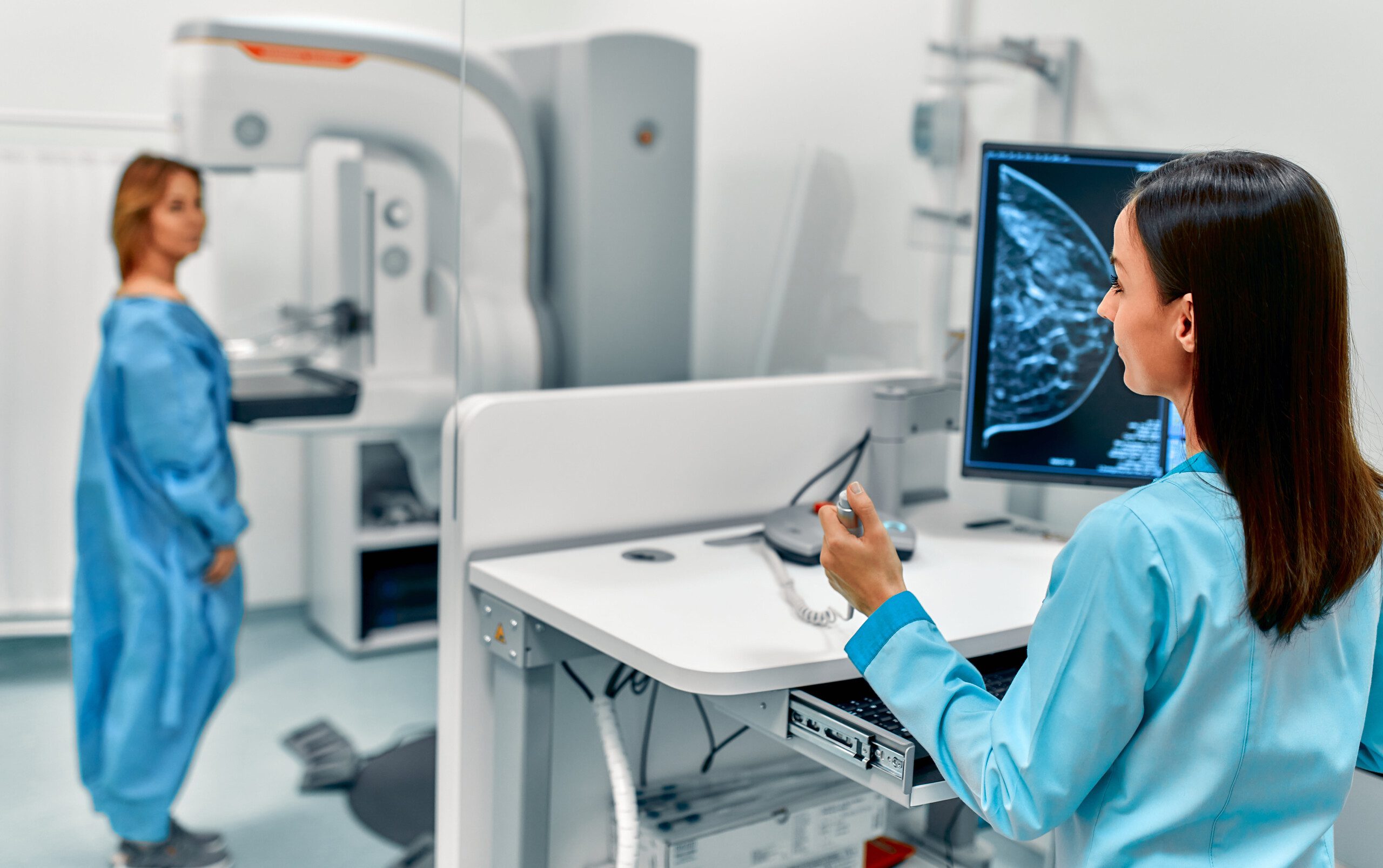 Mammographie zur Brustkrebs-Diagnose