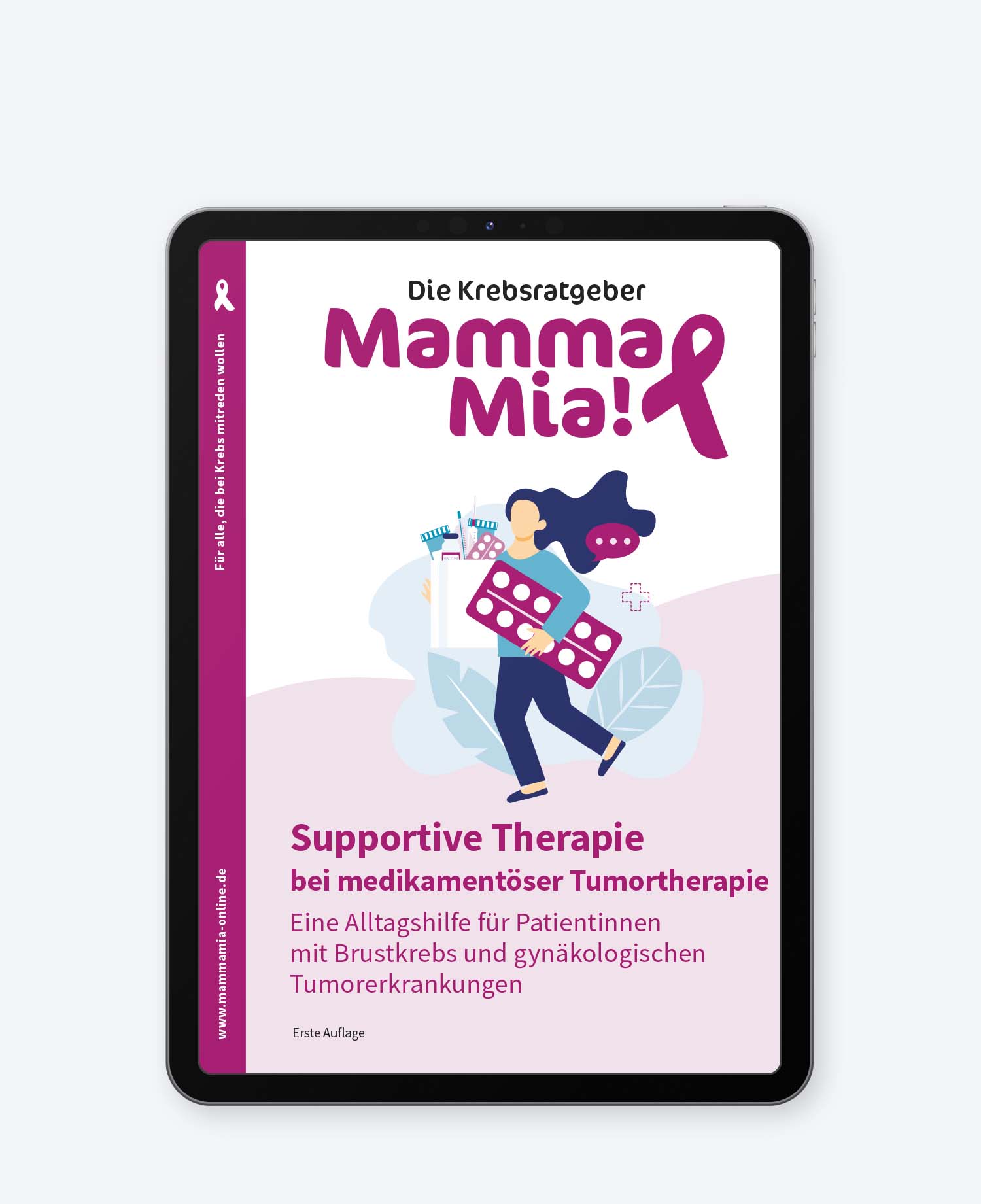 Ratgeber Digital: Supportive Therapien bei medikamentöser Tumortherapie